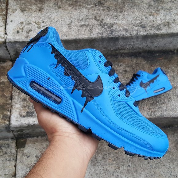 nike air max 90 dripping paint